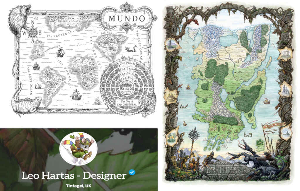 Reedsy — marketplace de ilustradores freelancers para mapas de fantasia e RPG de mesa